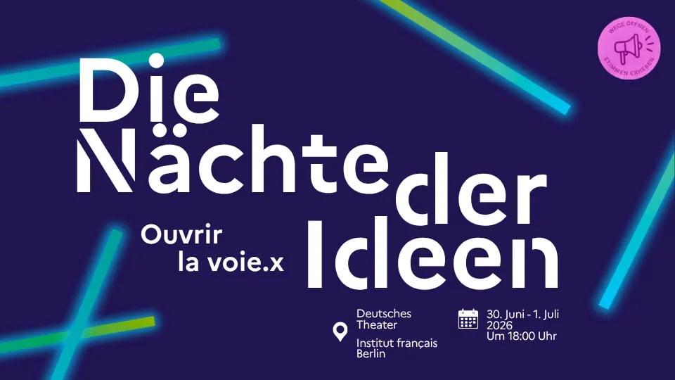 Die Nächte der Ideen 2026