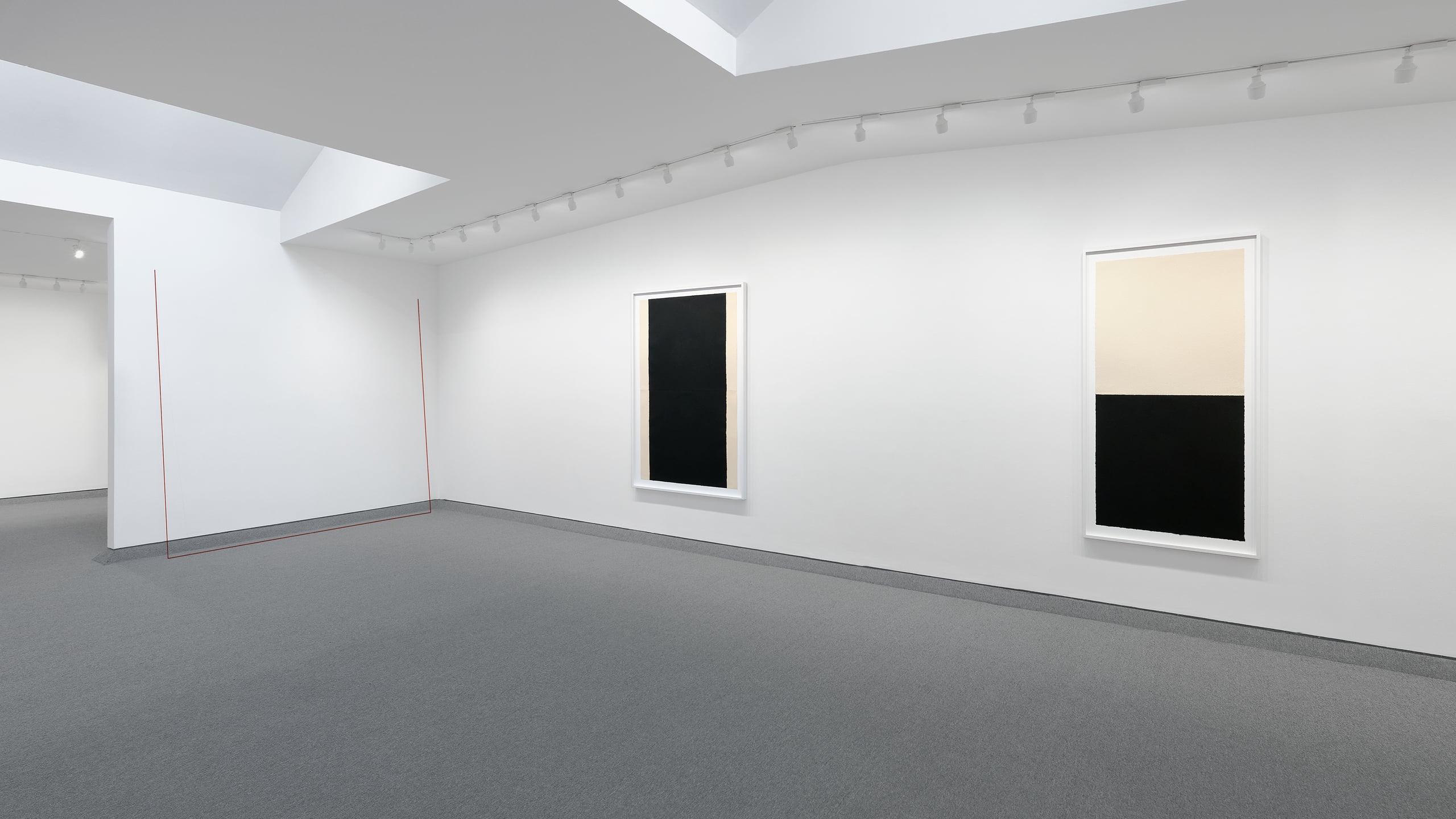 Fred Sandback and Richard Serra