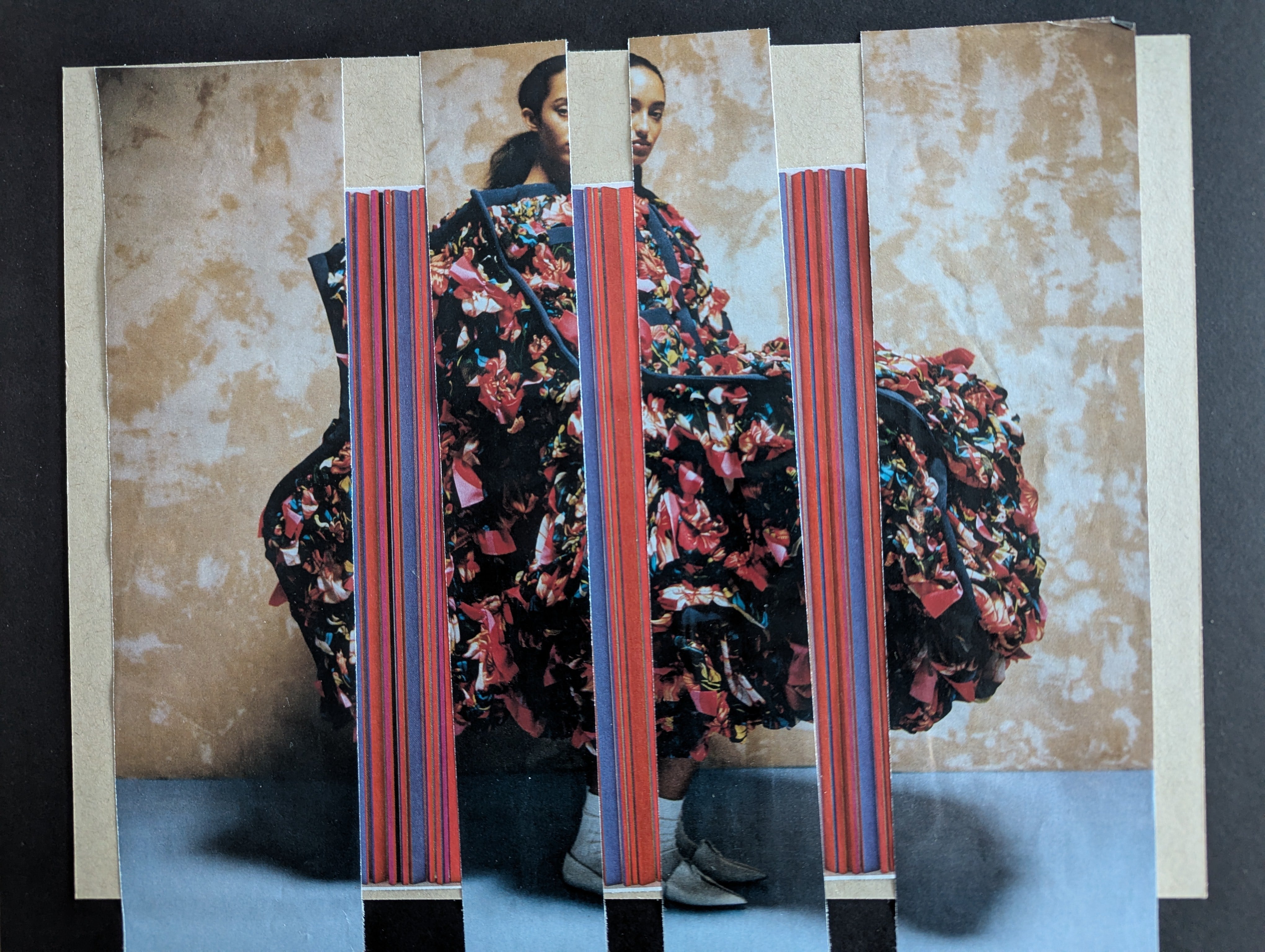 Paper Remix: Exploration in Collage Students of Bonnie Katz