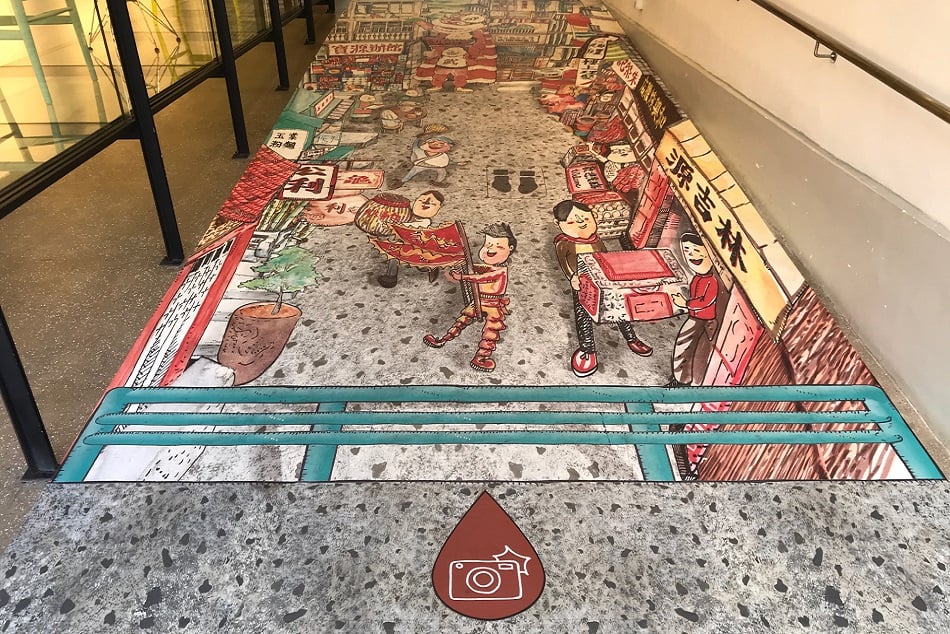 OLD TOWN WALKABOUT – Time Warp Trick Art Installation