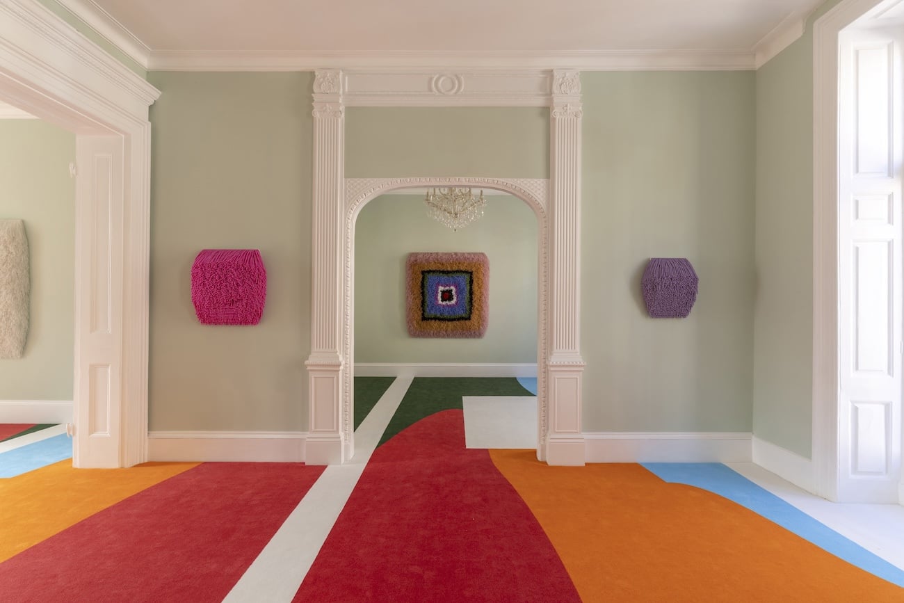 A girl loved pearls so much she left engineering, strung them off the wall, and made art