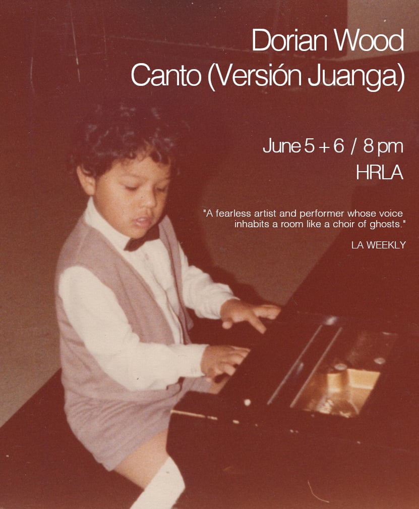 Dorian Wood: Canto (Versión Juanga)