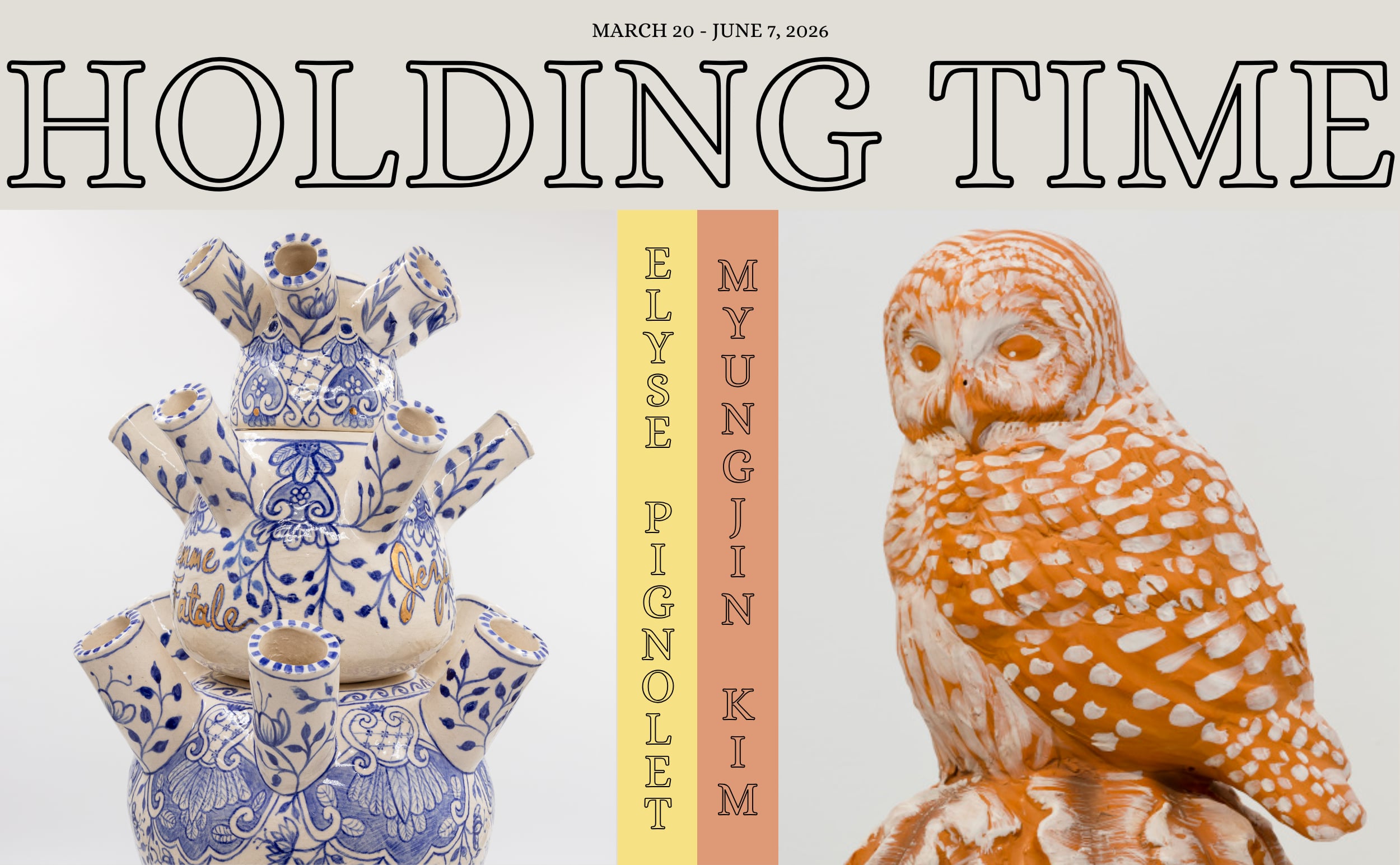 Holding Time: The Works of Elyse Pignolet and MyungJin Kim