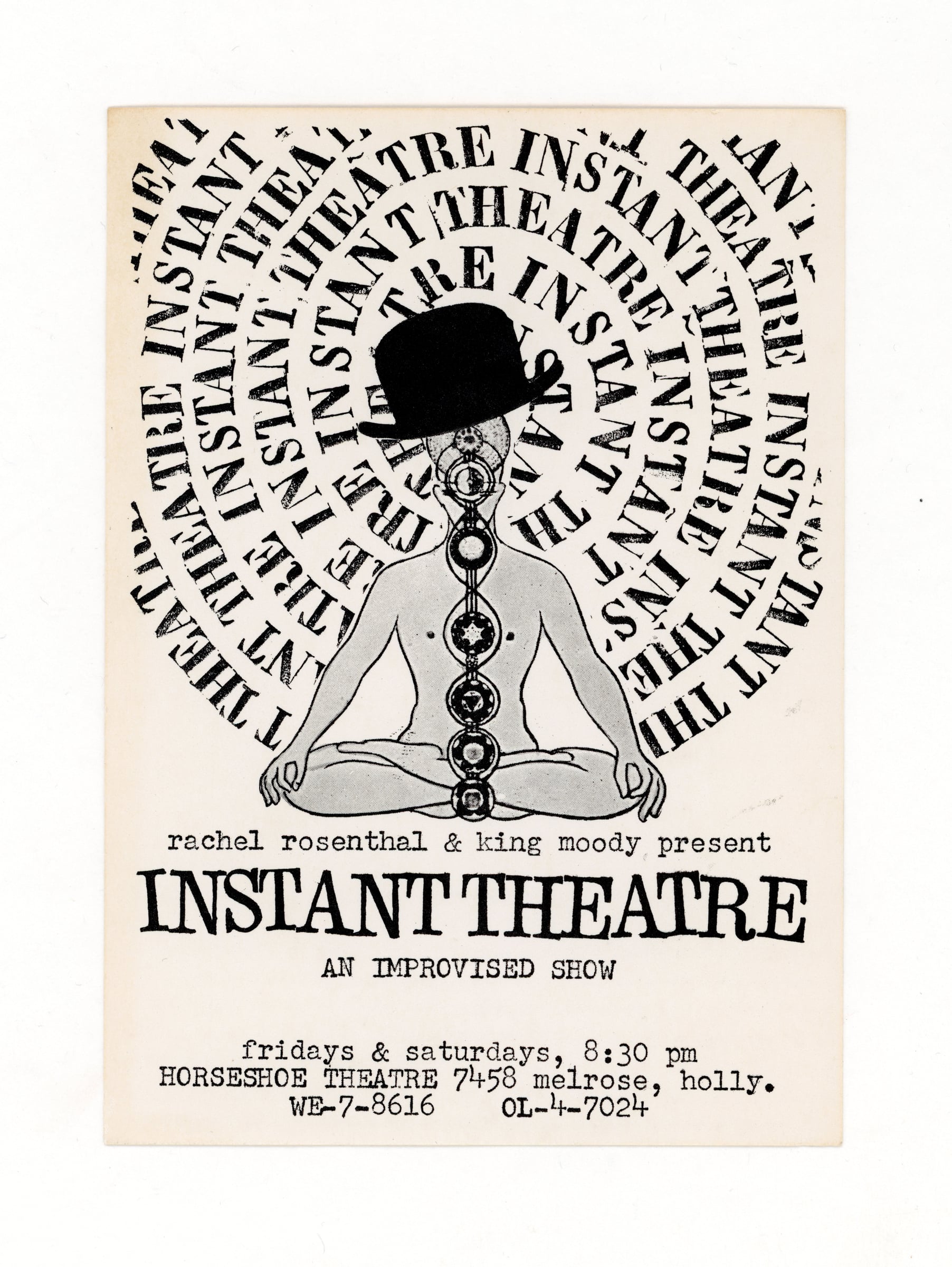 Instant Theatre: Rachel Rosenthal and King Moody