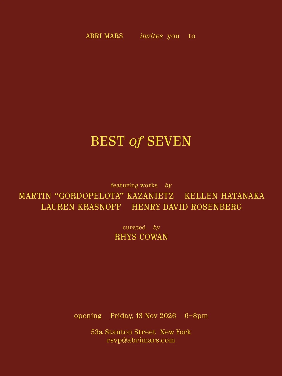 Best of Seven