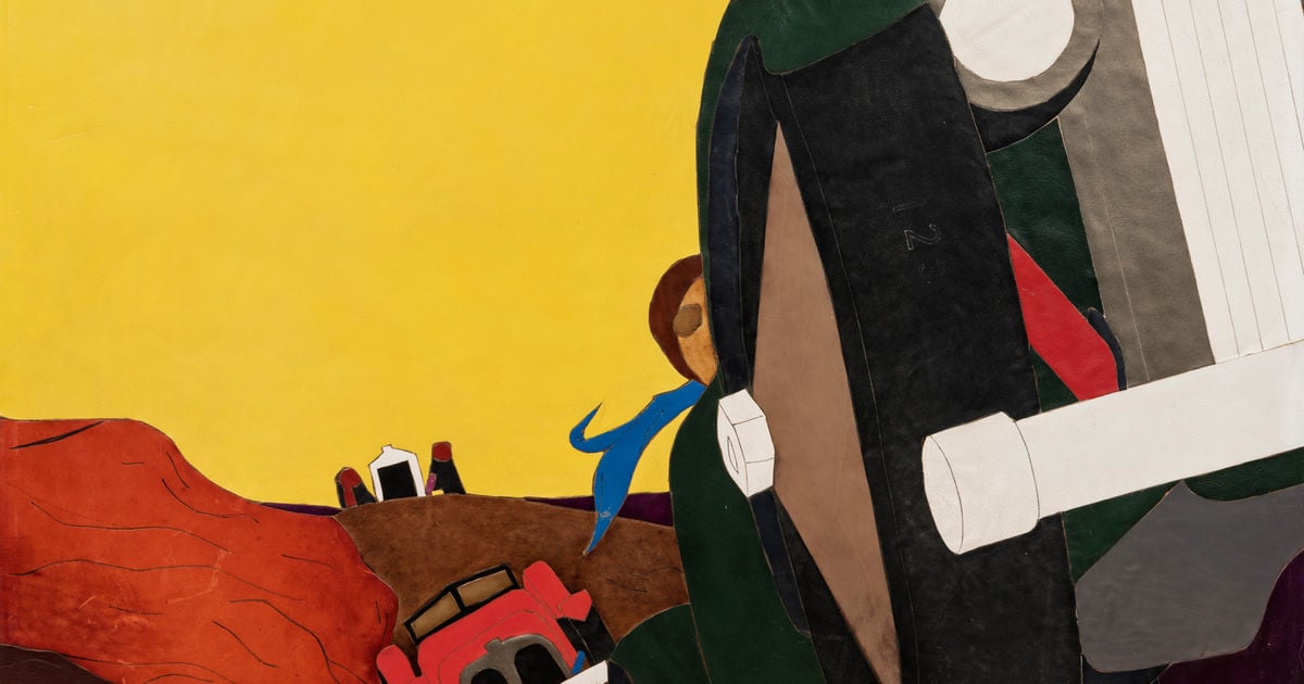 Frank Diaz Escalet: Leather "Paintings"