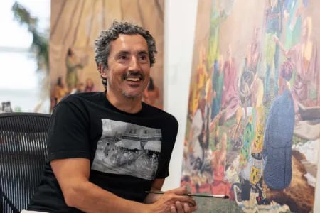 Kent Monkman: Officer and Laughing Girl