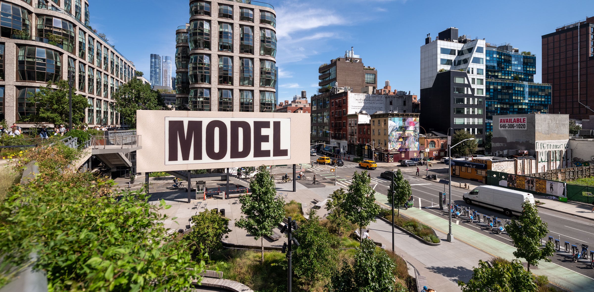 MODEL (High Line Billboard, 18th Street and 10th Avenue, New York, 10011)