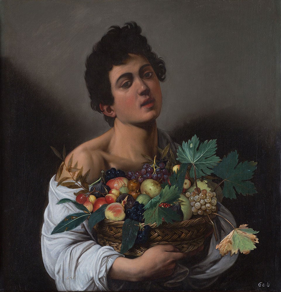 Caravaggio's "Boy with a Basket of Fruit" in Focus