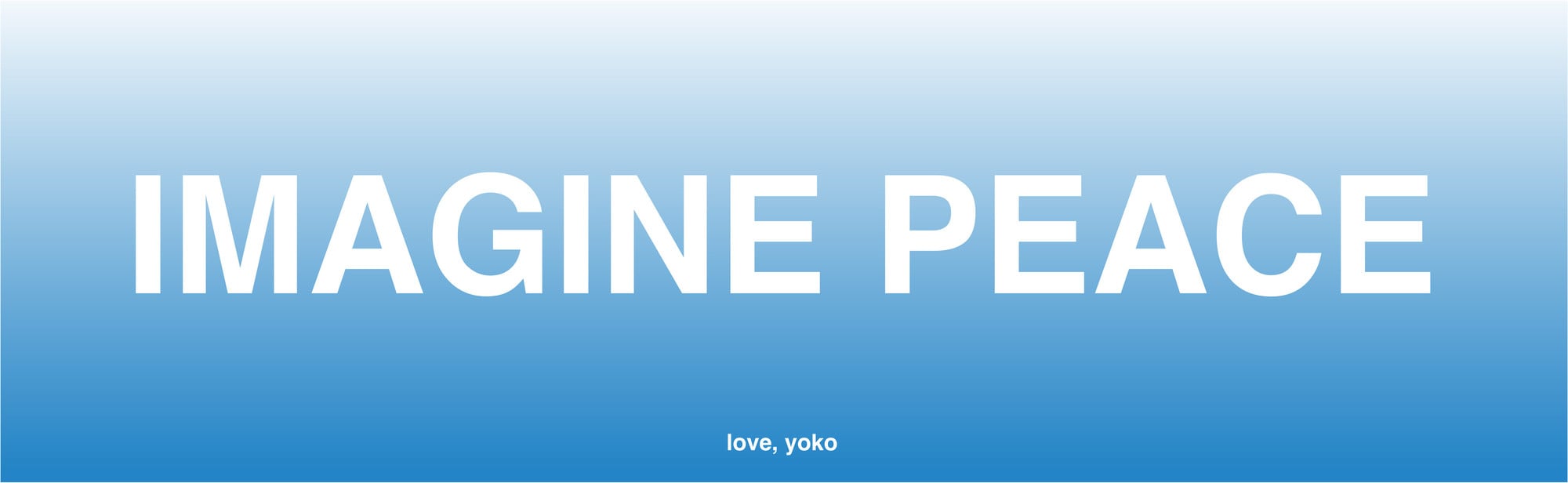 Yoko Ono: IMAGINE PEACE