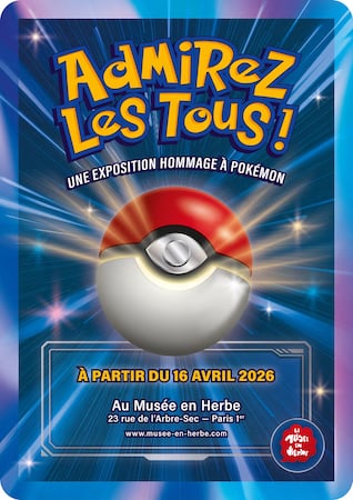 Le Musée en Herbe met à l’honneur les Pokémon et fête leur 30 ans avec l’exposition "Admirez-les tous !"