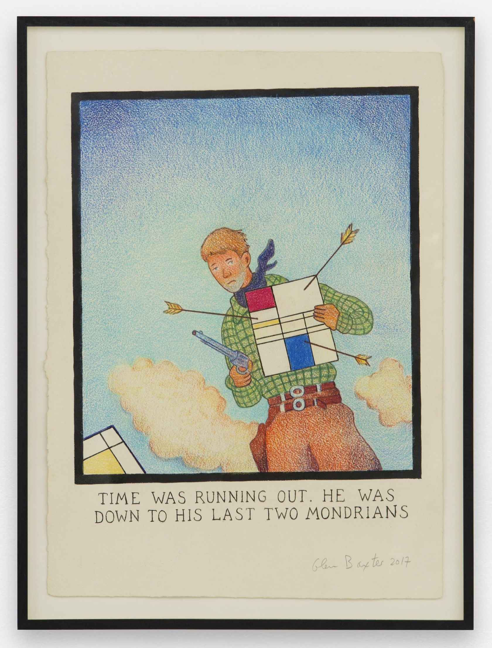 Glen Baxter, The Response from the Parisian Art Critics is Swift and Decisive