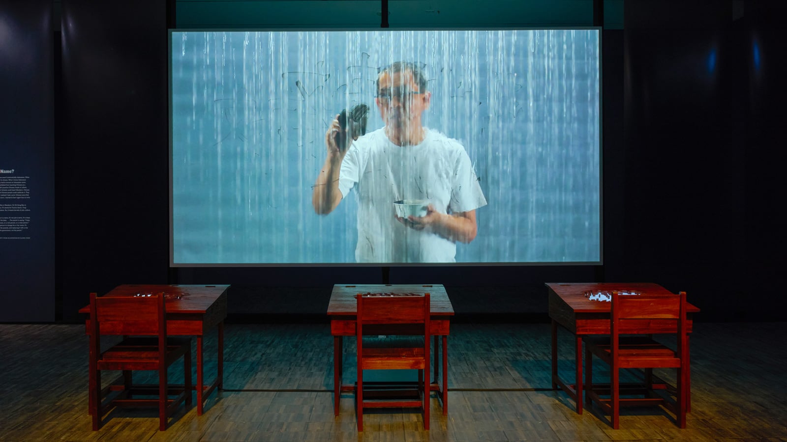 FX Harsono: Writing in the Rain