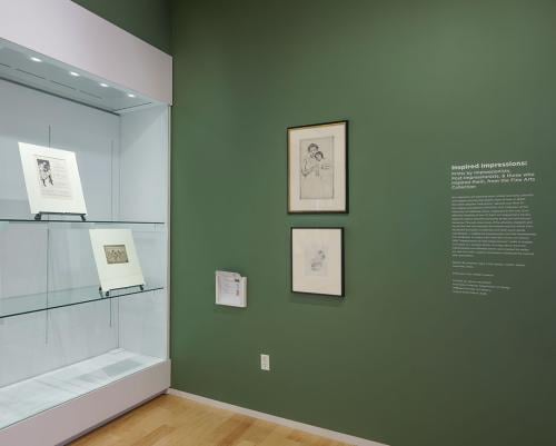 Inspired Impressions: Prints by Impressionists, Post-Impressionists, & those who inspired them, from the Fine Arts Collection