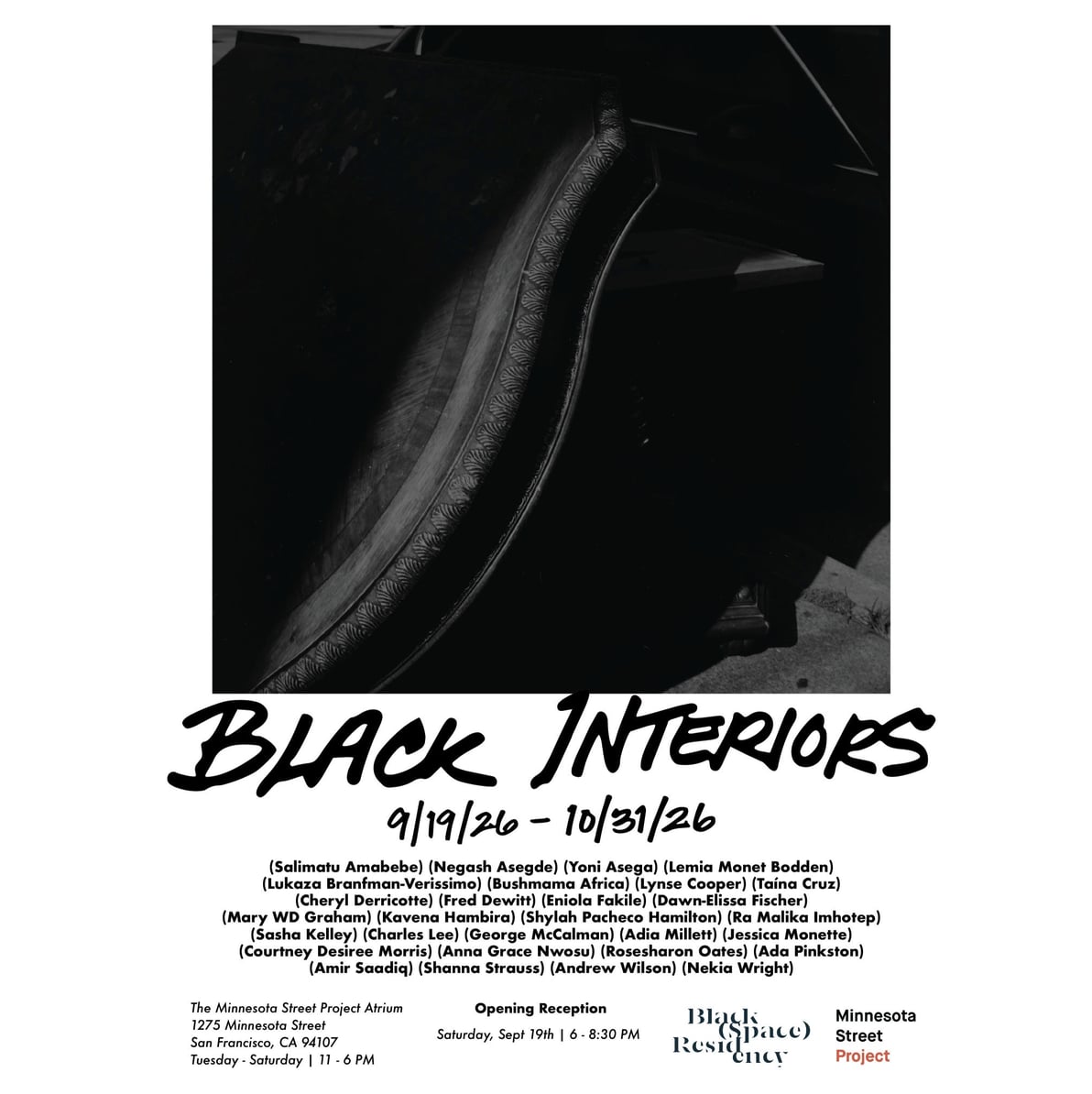 BLACK INTERIORS: Celebrating 5 Years of Black (Space) Residency