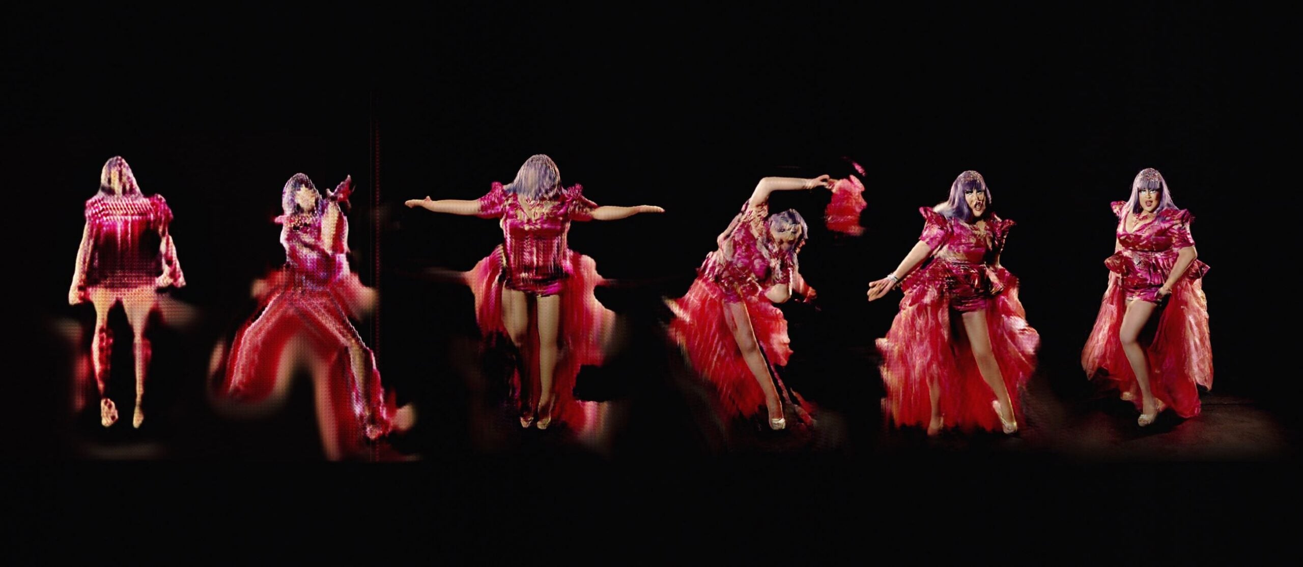 Jake Elwes: Zizi in Motion: A Deepfake Drag Utopia (Movement by Wet Mess)