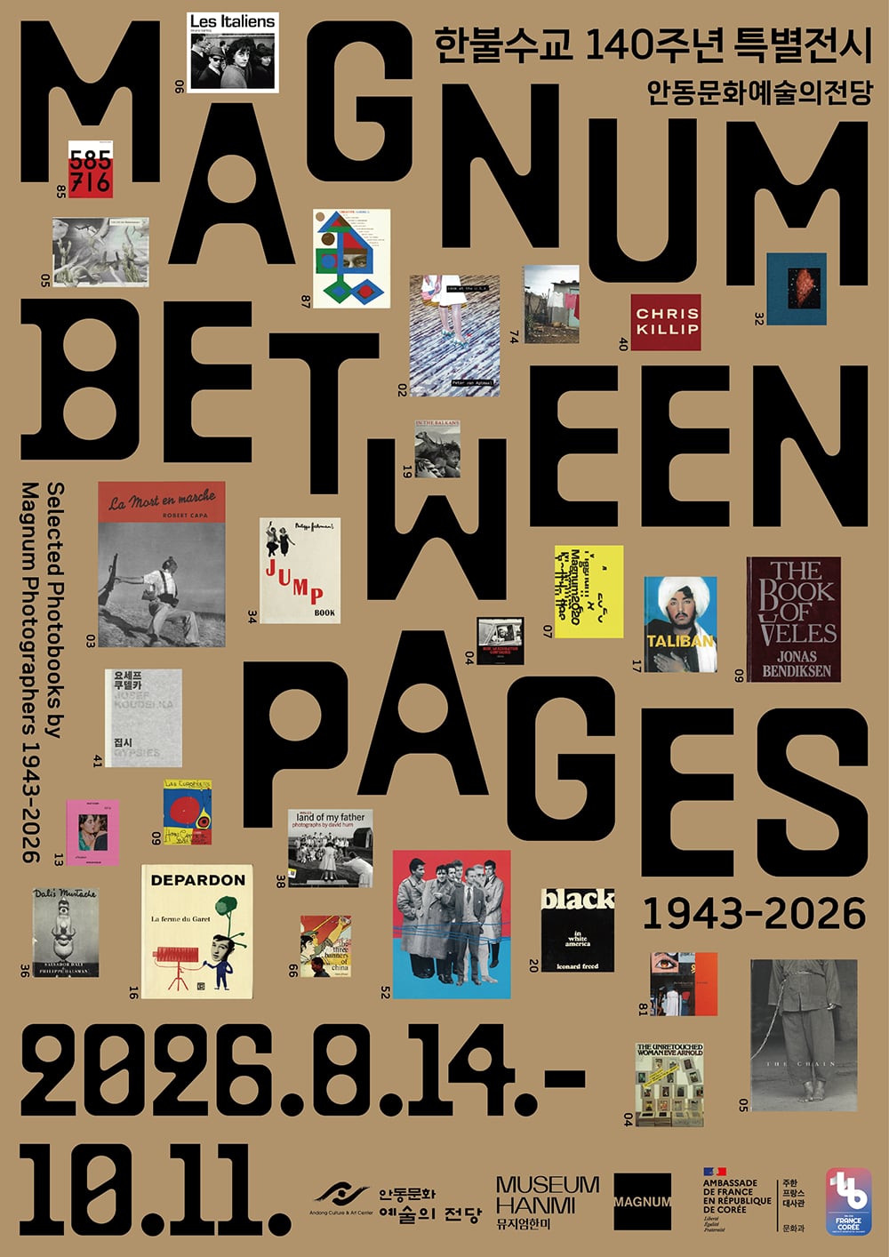 《Magnum Between Pages 1943–2026》